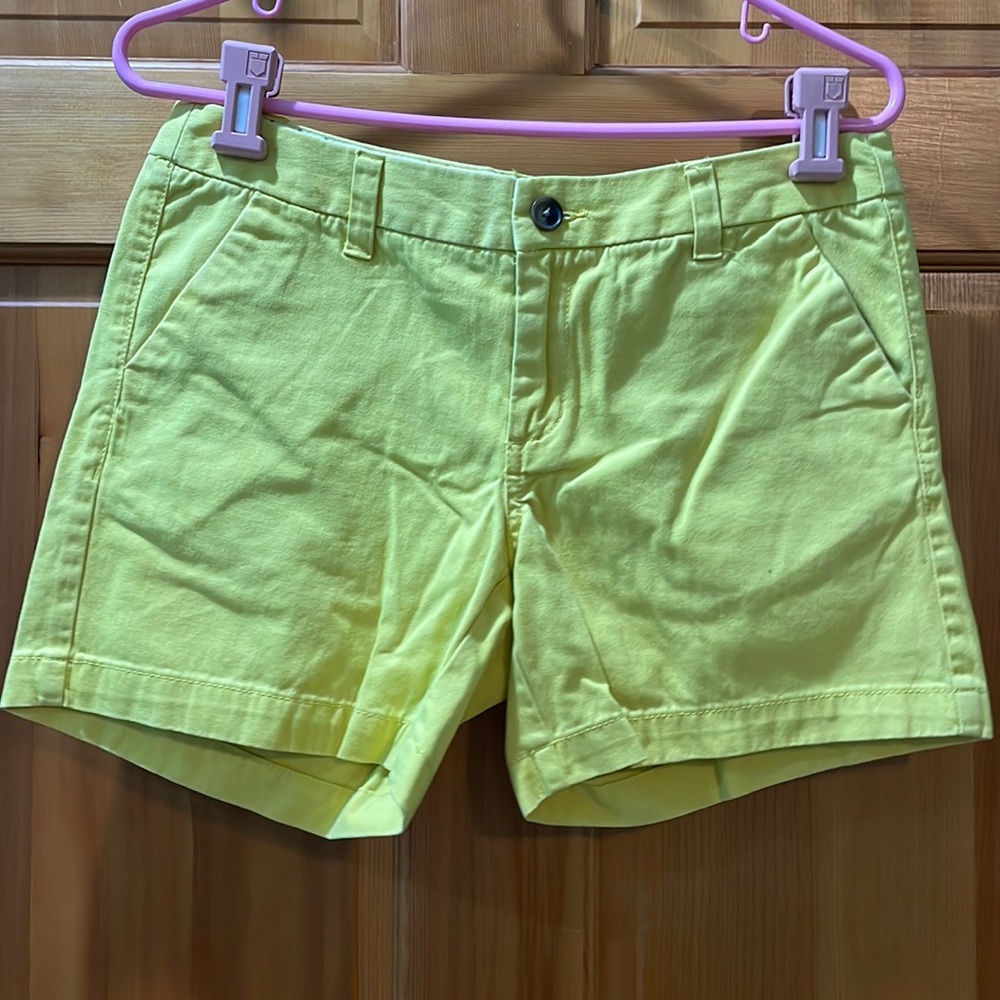 Yellow shorts